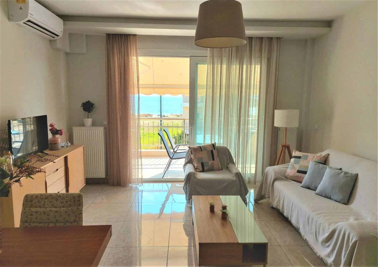 Myrsini'S Sea View Apartment Неа-Перамос Экстерьер фото