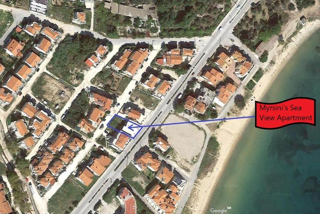 Myrsini'S Sea View Apartment Неа-Перамос Экстерьер фото