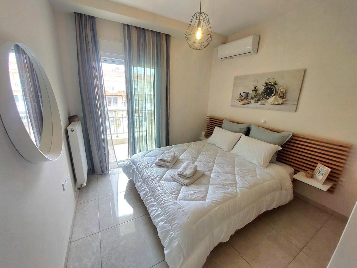 Myrsini'S Sea View Apartment Неа-Перамос Экстерьер фото